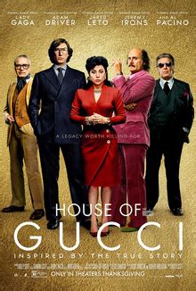 gucci movie wiki|house of Gucci true story.